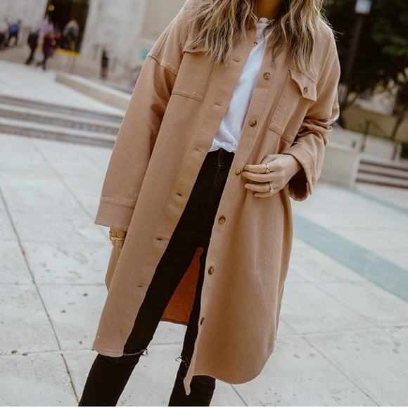 Tan Shacket - Picture 2 of 5